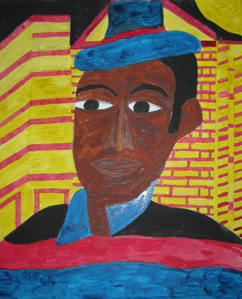 Man In Blue Hat Two