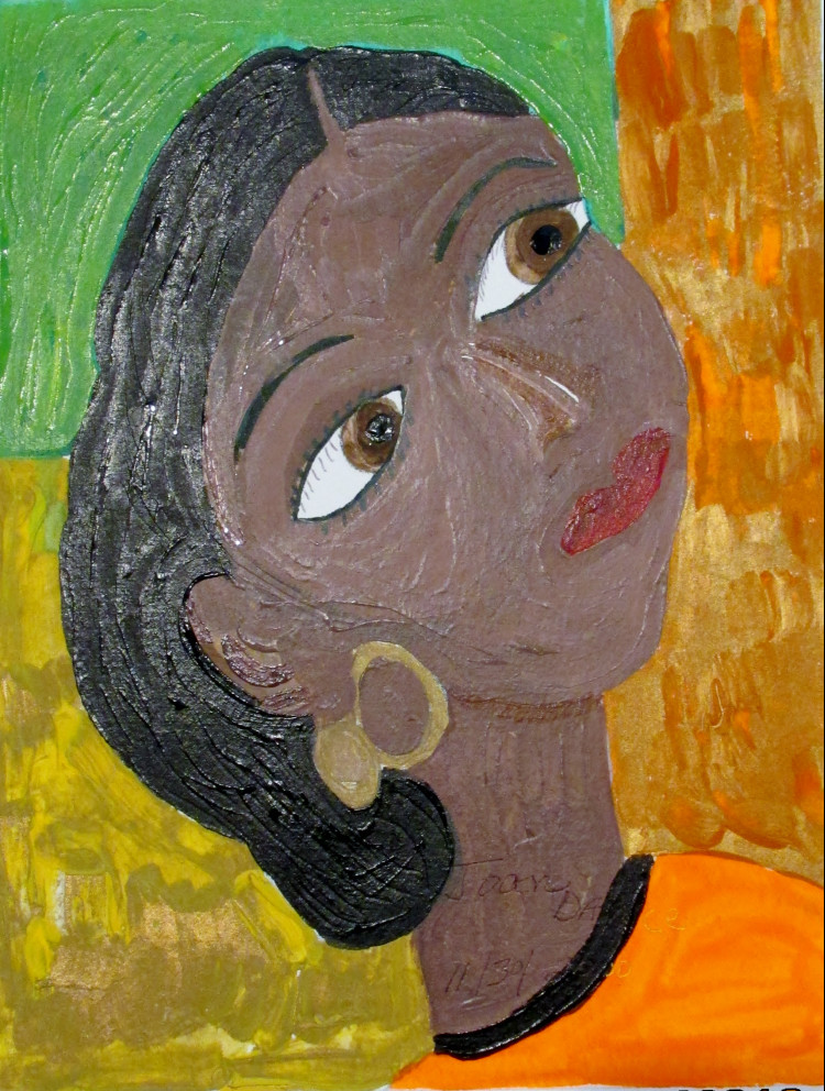 Woman in Orange